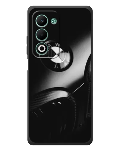 Чехол для OPPO A5m с картинкой «Эмблема BMW — макро»