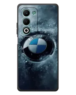 Чехол для OPPO A5m с картинкой «Логотип BMW — лед»