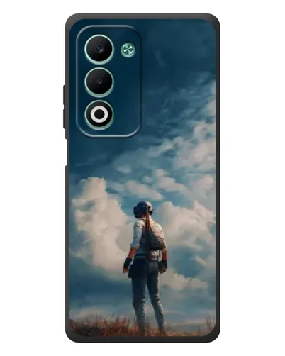 Чехол для OPPO A5m с картинкой «Герой PUBG на скале»