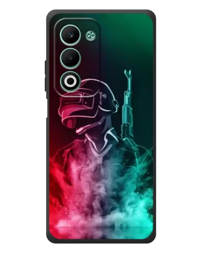 Чехол для OPPO A5m с картинкой «PUBG — огненный воин»