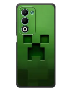 Чехол для OPPO A5m с картинкой «Крипер микро-дизайн»