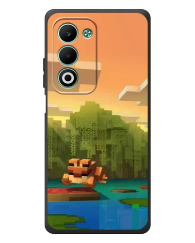 Чехол для OPPO A5m с картинкой «Майнкрафт закат солнца» Чехол для OPPO A5m с картинкой «Майнкрафт закат солнца»