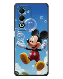 Чехол для OPPO A5m с картинкой «Mickey и мыльные пузыри»