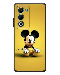 Чехол для OPPO A5m с картинкой «Микки на желтом»