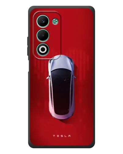 Чехол для OPPO A5m с картинкой «Tesla Top View»