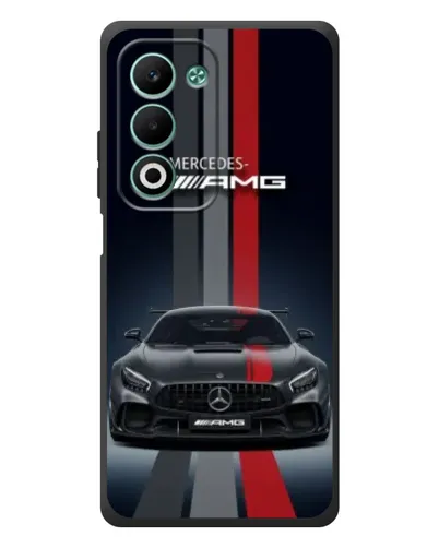 Чехол для OPPO A5m с картинкой «Mercedes — белый карбон»