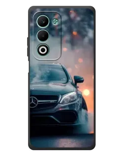 Чехол для OPPO A5m с картинкой «Mercedes — ночной город»