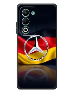 Чехол для OPPO A5m с картинкой «Mercedes — флаг Германии»