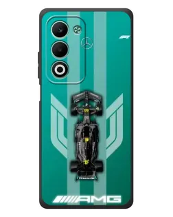 Чехол для OPPO A5m с картинкой «Mercedes AMG Petronas»