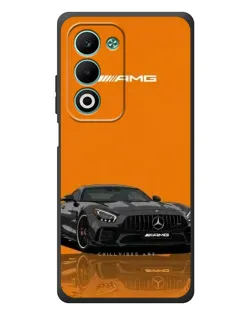 Чехол для OPPO A5m с картинкой «Оранжевый Mercedes AMG»