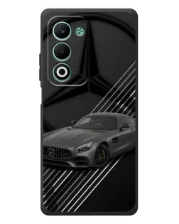 Чехол для OPPO A5m с картинкой «Mercedes AMG — графика»