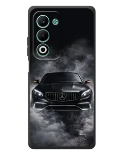 Чехол для OPPO A5m с картинкой «Mercedes в дыму»