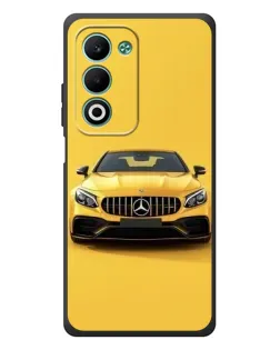 Чехол для OPPO A5m с картинкой «Желтый Mercedes GT»
