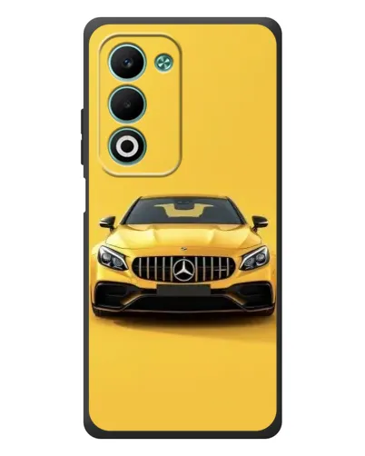 Чехол для OPPO A5m с картинкой «Желтый Mercedes GT»