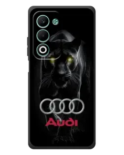 Чехол для OPPO A5m с картинкой «Пантера и Audi»
