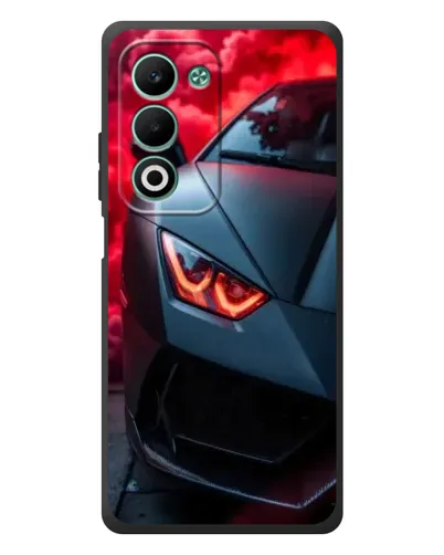 Чехол для OPPO A5m с картинкой «Lamborghini красное сияние»