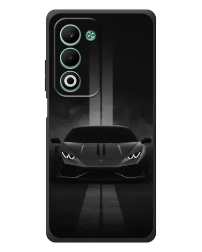 Чехол для OPPO A5m с картинкой «Lamborghini симметрия дорог»