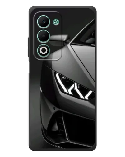 Чехол для OPPO A5m с картинкой «Lamborghini фары детализация»
