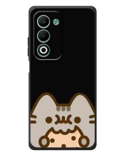 Чехол для OPPO A5m с картинкой «Пушин на черном»