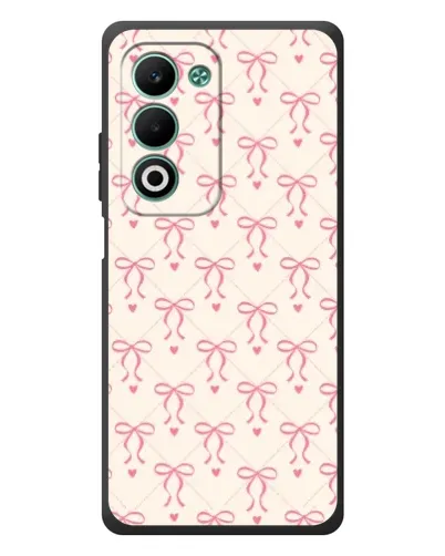 Чехол для OPPO A5m с картинкой «Розовые бантики Coquette»