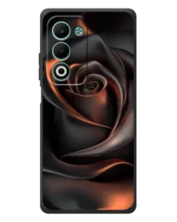 Чехол для OPPO A5m с картинкой «Шелковая черная роза» Чехол для OPPO A5m с картинкой «Шелковая черная роза»