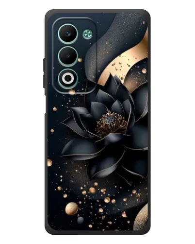 Чехол для OPPO A5m с картинкой «Черный лотос»