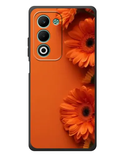 Чехол для OPPO A5m с картинкой «Оранжевые герберы»
