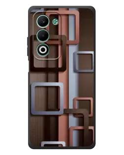 Чехол для OPPO A5m с картинкой «Коричневые объемные квадраты» Чехол для OPPO A5m с картинкой «Коричневые объемные квадраты»