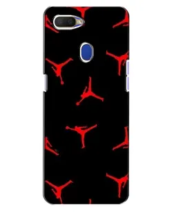 Чохол для OPPO A5s з картинкою «Jordan Red Pattern»