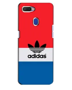Чехол для OPPO A5s с картинкой «Ретро блоки Adidas»