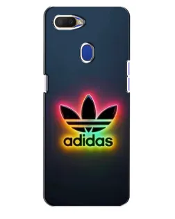 Чехол для OPPO A5s с картинкой «Неоновый Adidas»