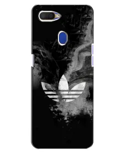 Чехол для OPPO A5s с картинкой «Абстрактный дым Adidas»