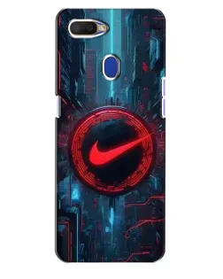Чохол для OPPO A5s з картинкою «Техногенний стиль Nike»