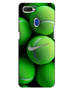 Чохол для OPPO A5s з картинкою «Тенісні м'ячі Найк»