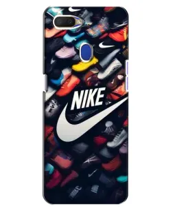 Чохол для OPPO A5s з картинкою «Колекція кросівок Nike»