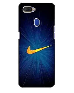 Чохол для OPPO A5s з картинкою «Синій пульс Nike»