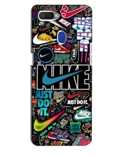 Чохол для OPPO A5s з картинкою «Яскравий колаж Nike»
