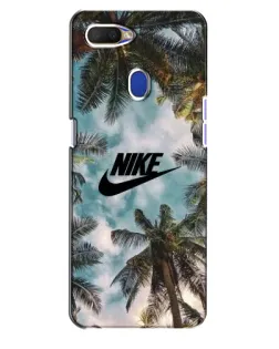 Чохол для OPPO A5s з картинкою «Тропічний принт Nike»