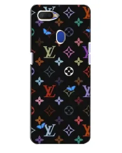 Чехол для OPPO A5s с картинкой «Цветная монограмма LV»
