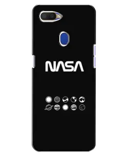 Чехол для OPPO A5s с картинкой «NASA — технический принт»