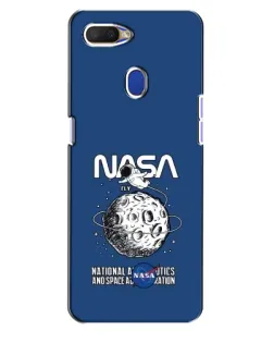Чехол для OPPO A5s с картинкой «NASA — лунная миссия»