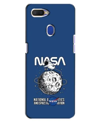 Чехол для OPPO A5s с картинкой «NASA — лунная миссия»