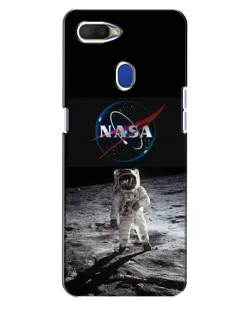 Чехол для OPPO A5s с картинкой «Астронавт на Луне»