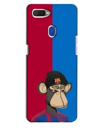 Чехол для OPPO A5s с картинкой «Bored Ape — фанат Барсы» Чехол для OPPO A5s с картинкой «Bored Ape — фанат Барсы»