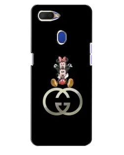 Чехол для OPPO A5s с картинкой «Минни Маус на лого»