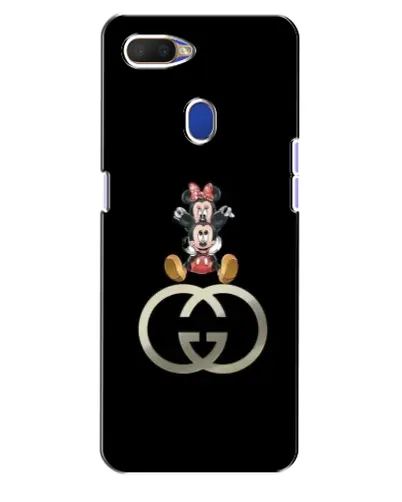 Чехол для OPPO A5s с картинкой «Минни Маус на лого»