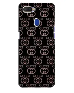 Чехол для OPPO A5s с картинкой «Классическая монограмма Gucci»