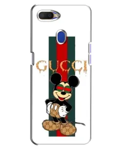 Чехол для OPPO A5s с картинкой «Микки Маус Gucci — полосы»