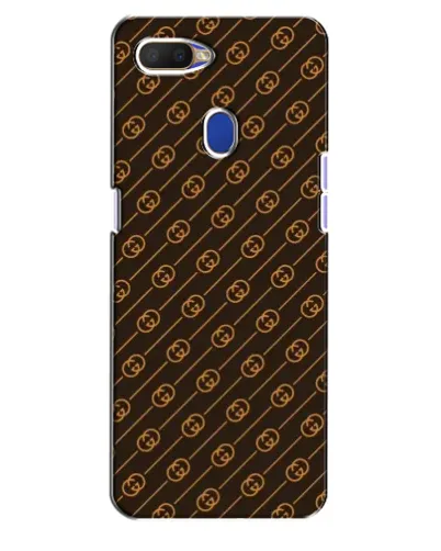 Чехол для OPPO A5s с картинкой «Gucci — золотые диагонали»