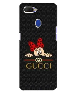 Чехол для OPPO A5s с картинкой «Минни Маус Gucci — черный»